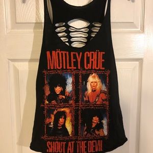 Women’s Motley Crue Distressed Tank Top